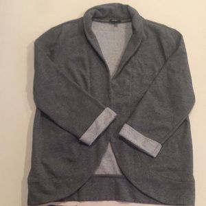 Sweatshirt material blazer